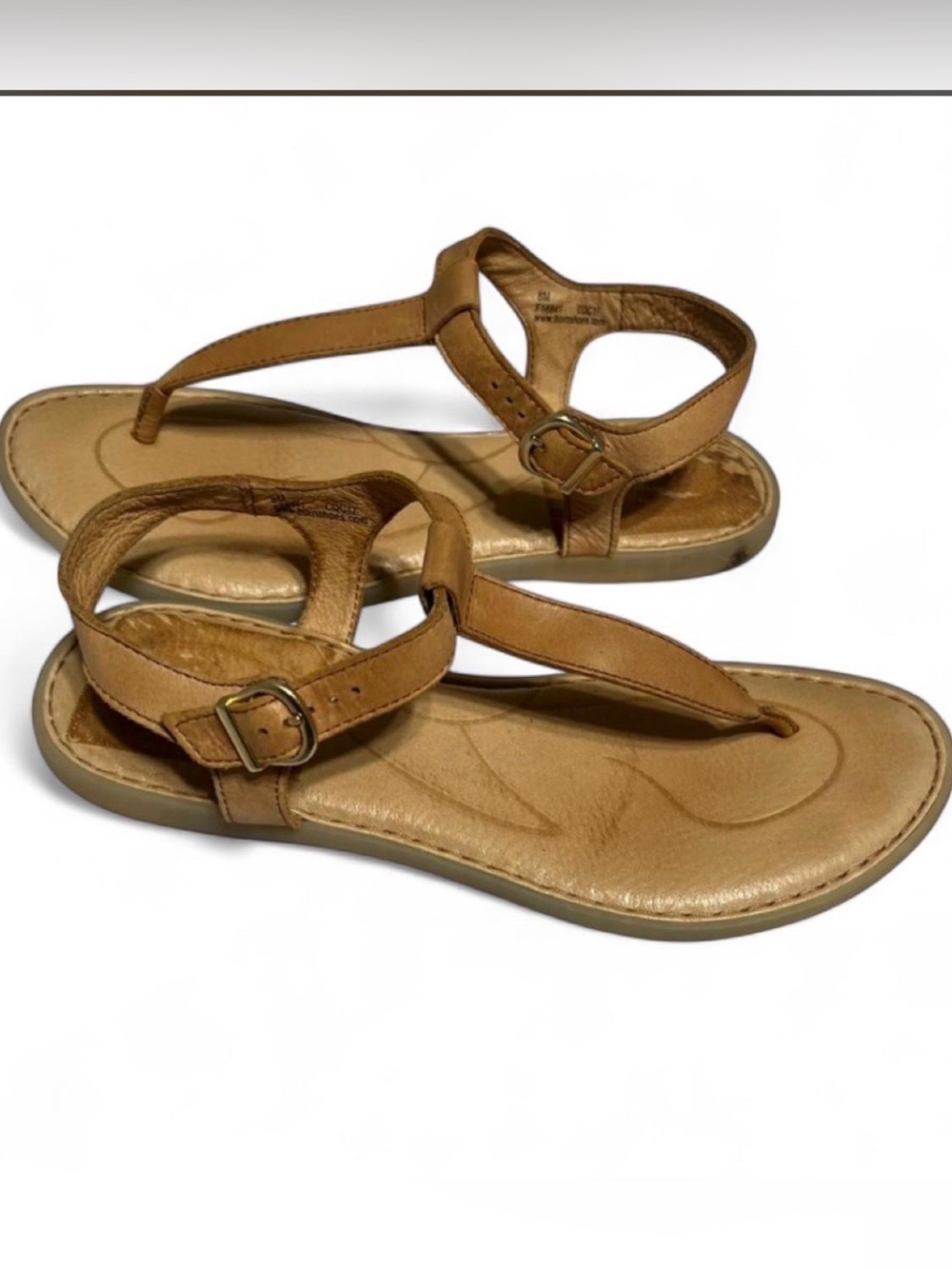 BORN Women’s Leather T-Strap Sandals